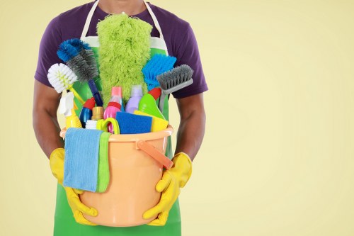 Stanmore Carpet Cleaners technician preparing equipment safely before carpet cleaning
