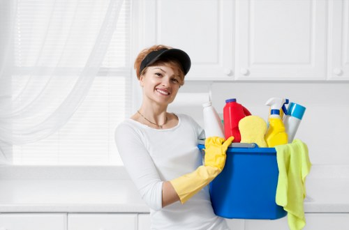 Professional steam carpet cleaning in a Stanmore living room