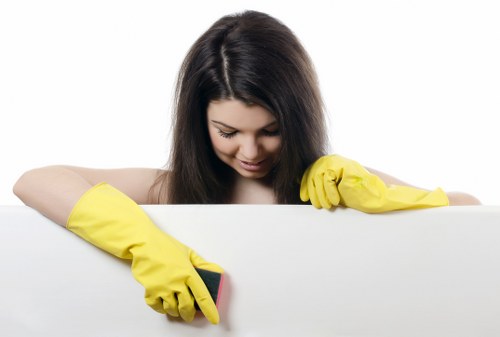 Local carpet cleaners in Stanmore treating high-traffic carpet areas
